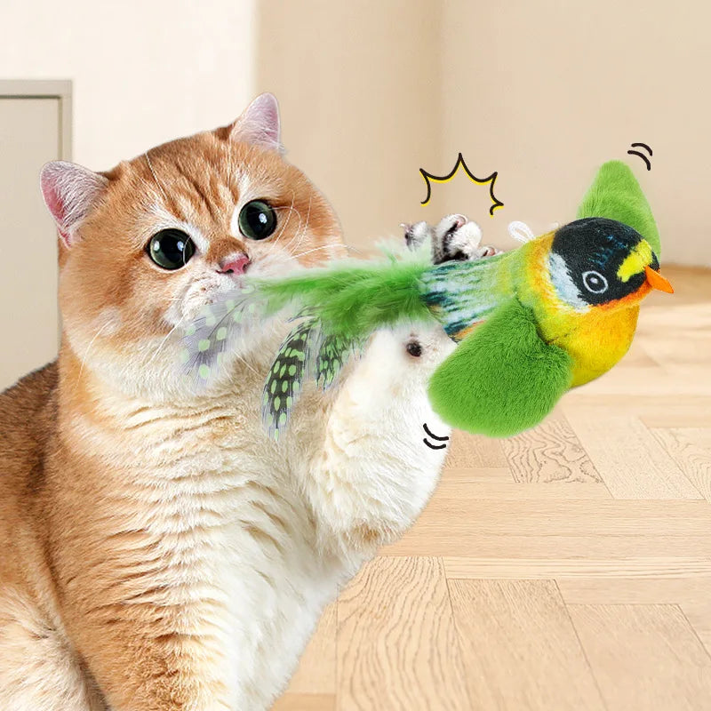 Snowy & Hope Chirping Catnip Bird