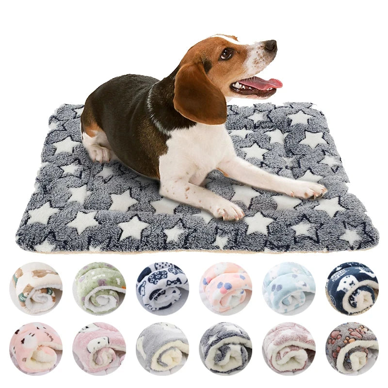 Snowy & Hope Flannel Pet Sleeping Mat