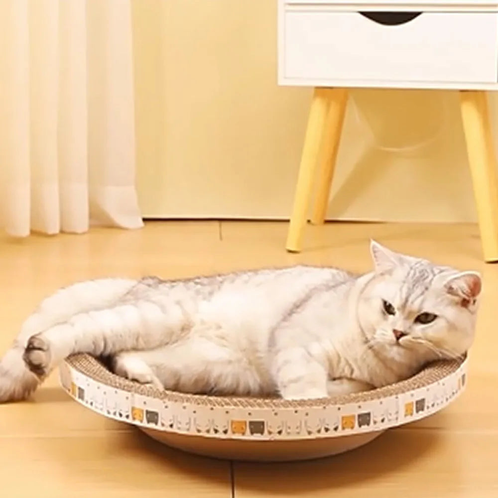 Snowy & Hope Cat Scratcher Bed