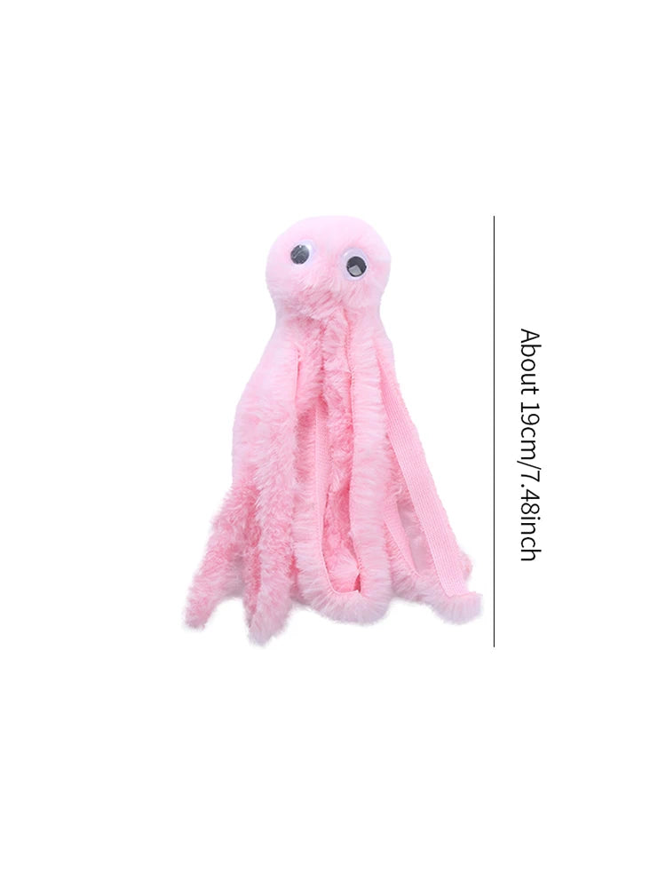 Snowy & Hope Plush Octopus Cat Toy