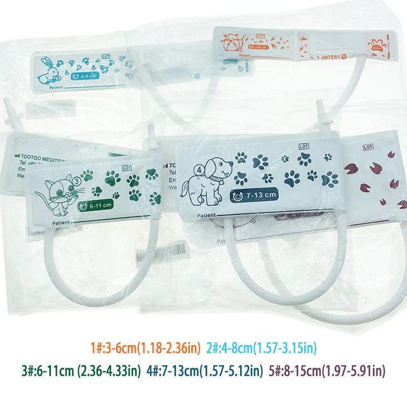Pet Cuff: Blood Pressure Cuff Specifically Designed for Pet Animals, Blood Pressure Monitor, Electrocardiogram Monitor Cuff