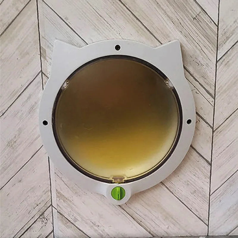 Pet Cat Door For Glass Door Free Access For Cats Puppies Automatic Pass Through Pet Door Easy Install Small Pet Entry Exit Door