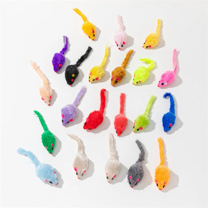 Snowy & Hope Feather Mouse Toy Set