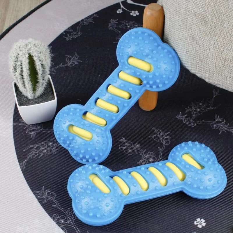 Snowy & Hope Rubber Bone Chew Toy