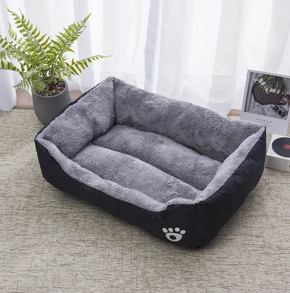 Snowy & Hope Plush Dog Bed