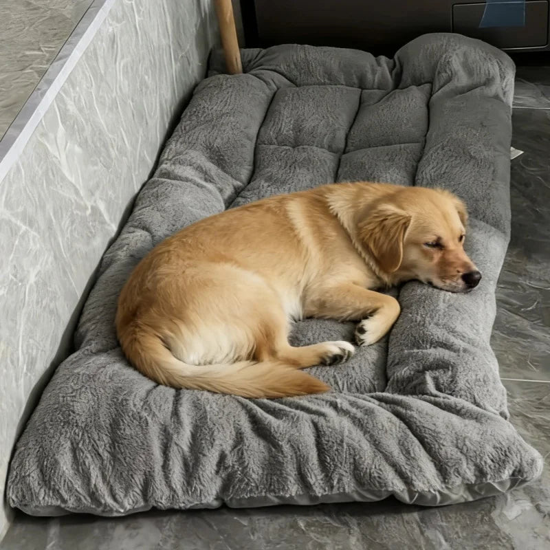 Snowy & Hope Extra-Large Plush Dog Bed