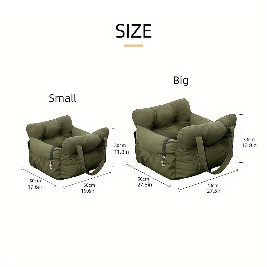 Snowy & Hope Dog Car Seat & Travel Bed