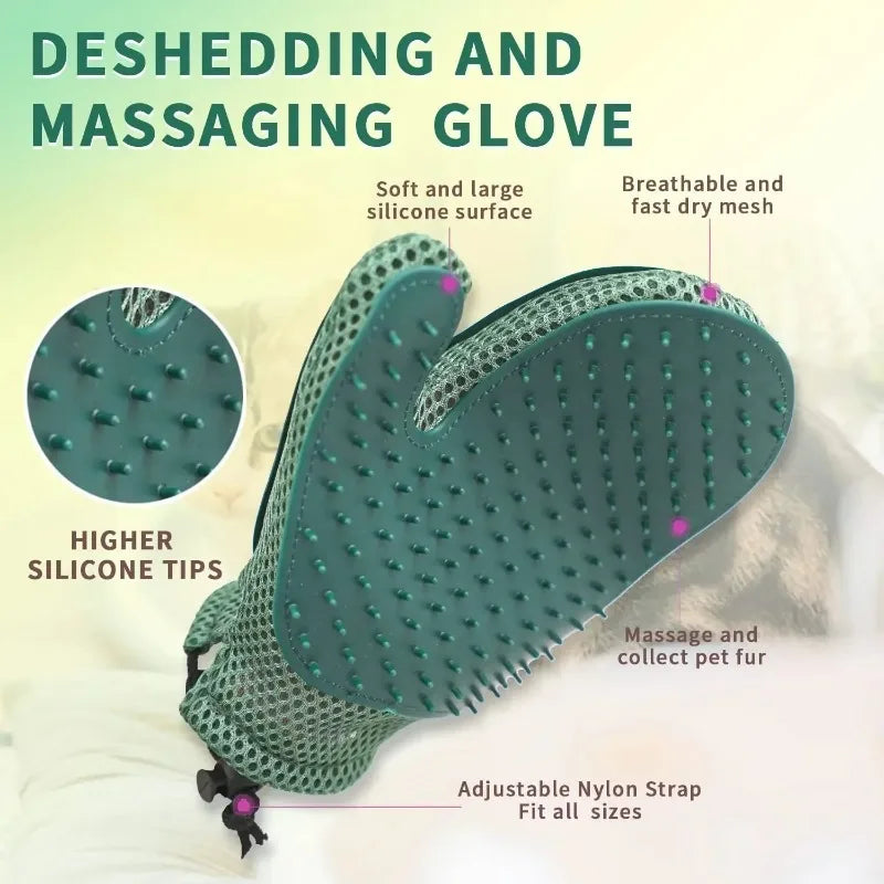 Snowy & Hope Double-Sided Grooming Glove