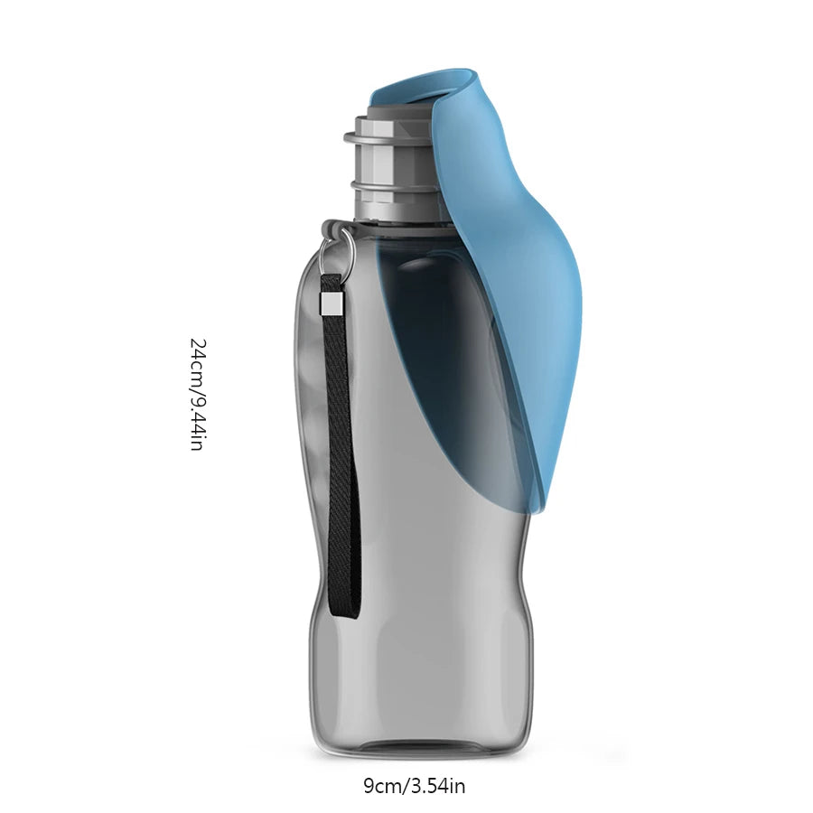 Pet Water Cup, Portable Dog Water Bottle, Outdoor Leaf-Shaped Foldable Water Bottle for Walking Dogs