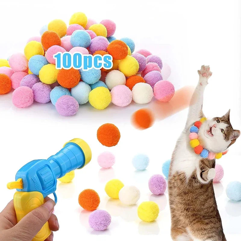 Snowy & Hope Cat Ball Launcher Toy