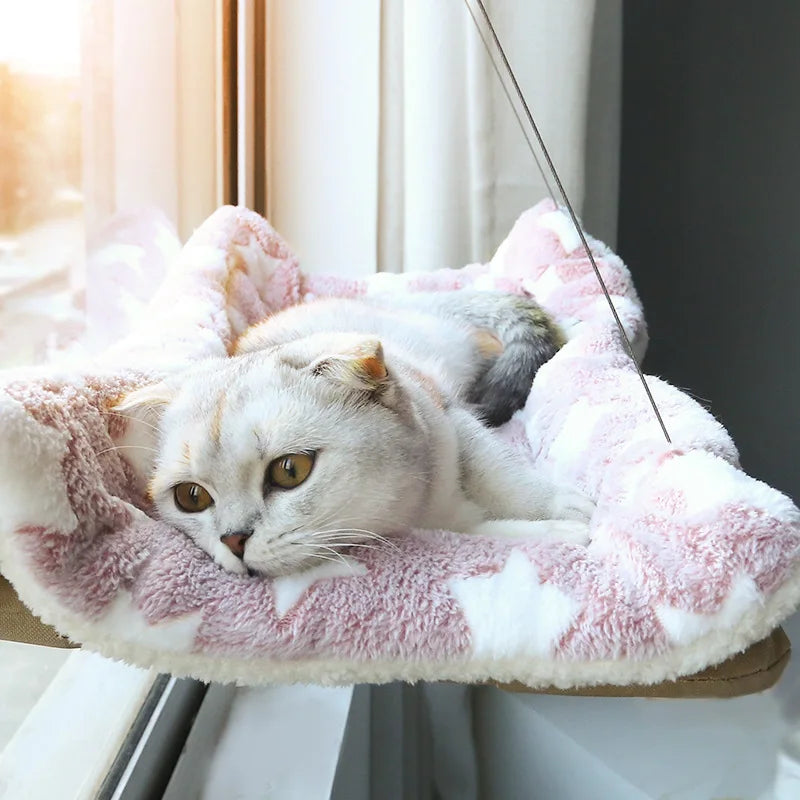 Snowy & Hope Window Cat Hammock