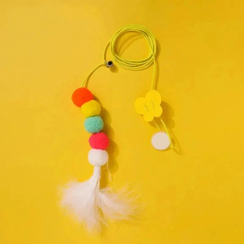 Snowy & Hope Feather Caterpillar Cat Toy
