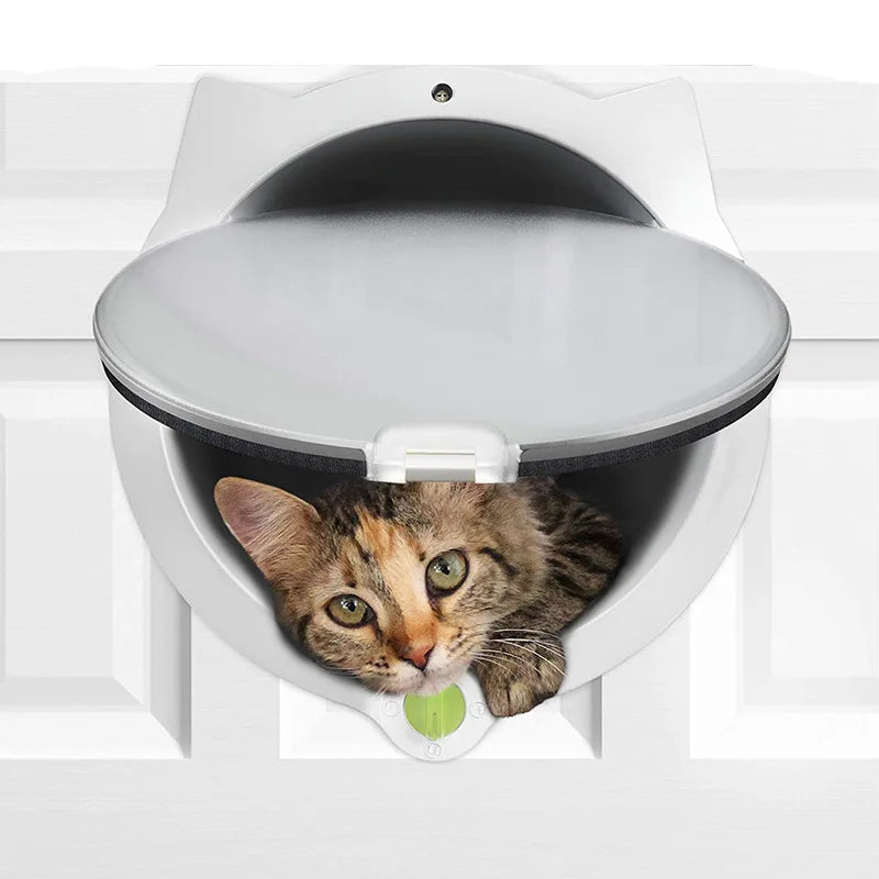 Pet Cat Door For Glass Door Free Access For Cats Puppies Automatic Pass Through Pet Door Easy Install Small Pet Entry Exit Door
