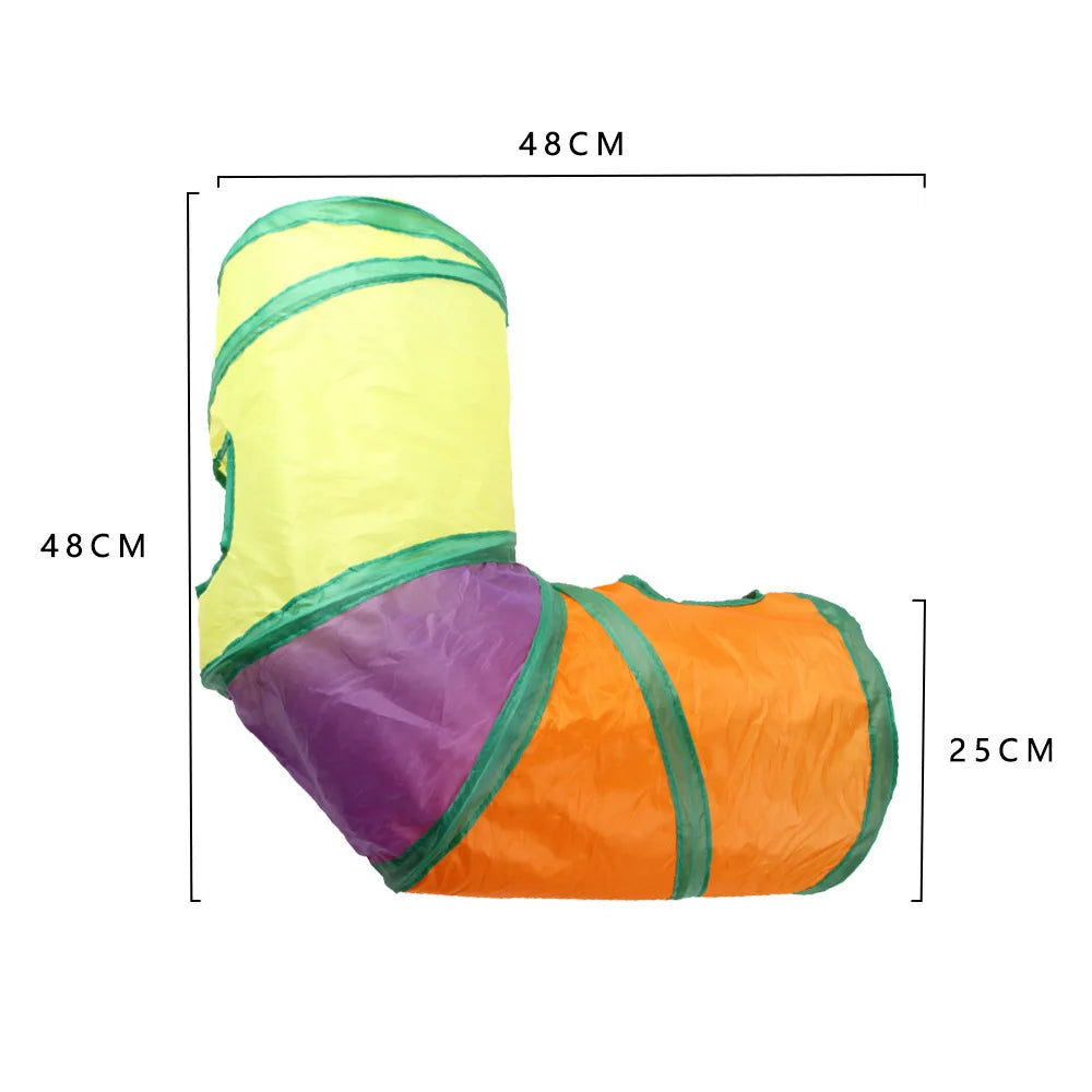 Snowy & Hope Multi-Shape Cat Play Tunnel
