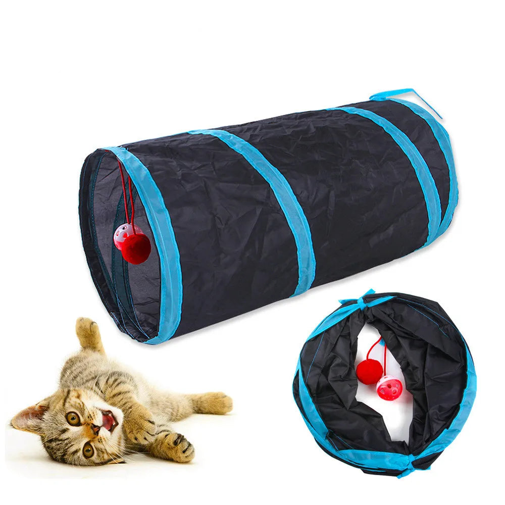 Snowy & Hope Multi-Shape Cat Play Tunnel