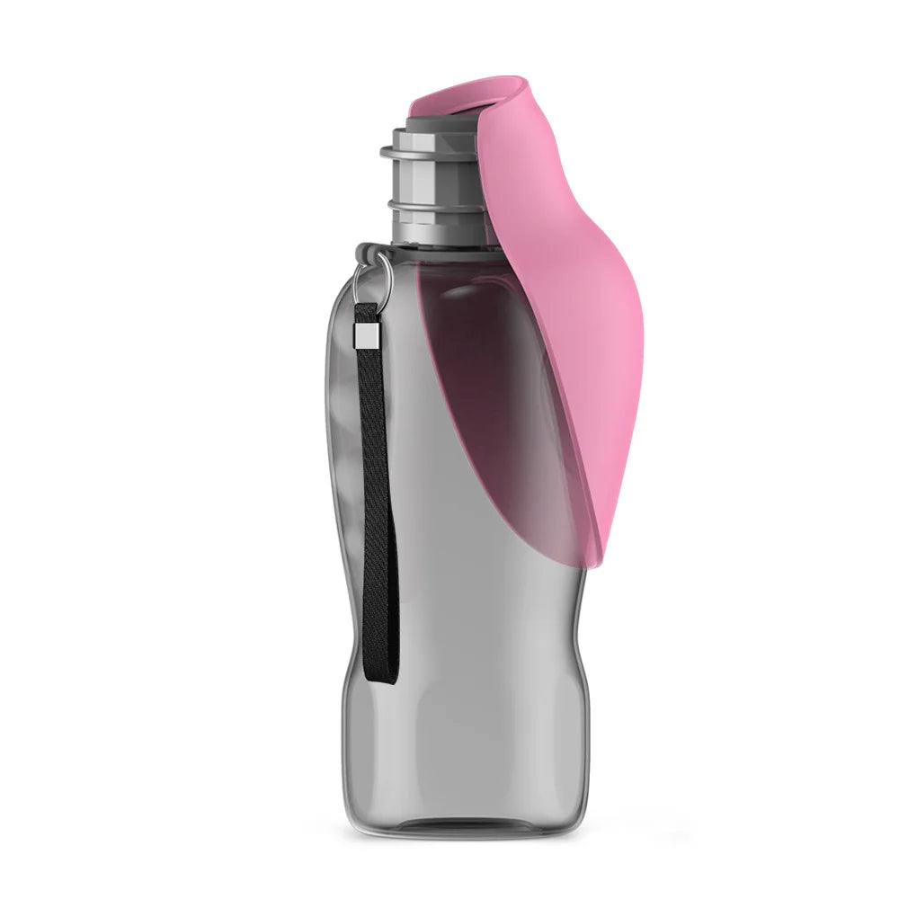 Pet Water Cup, Portable Dog Water Bottle, Outdoor Leaf-Shaped Foldable Water Bottle for Walking Dogs