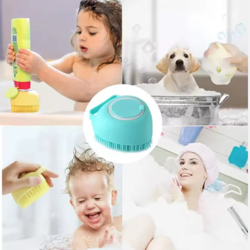 Snowy & Hope Silicone Pet Bath Brush