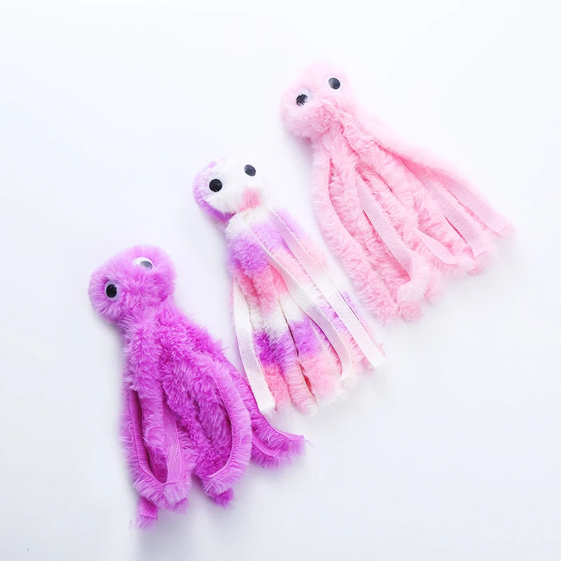 Snowy & Hope Plush Octopus Cat Toy