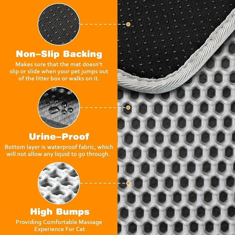 Snowy & Hope Waterproof Cat Litter Mat