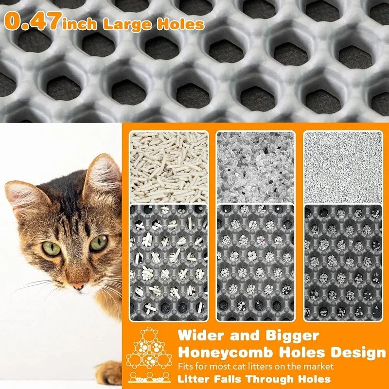 Snowy & Hope Waterproof Cat Litter Mat