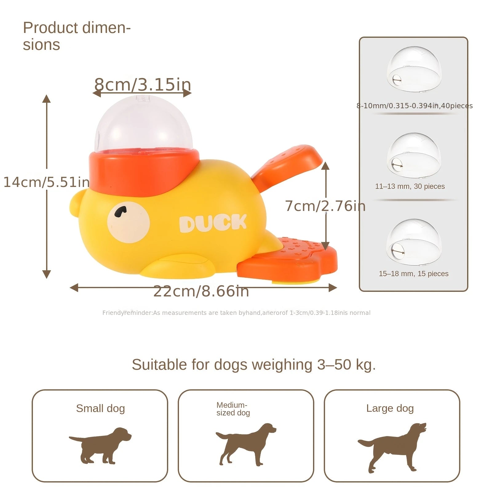 Snowy & Hope Duck Treat Dispenser Toy