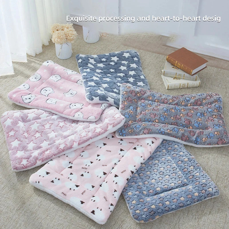Snowy & Hope Flannel Pet Sleeping Mat