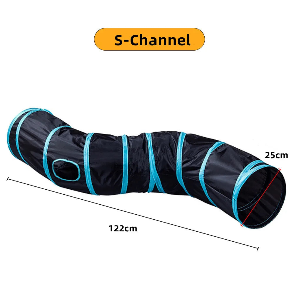 Snowy & Hope Multi-Shape Cat Play Tunnel