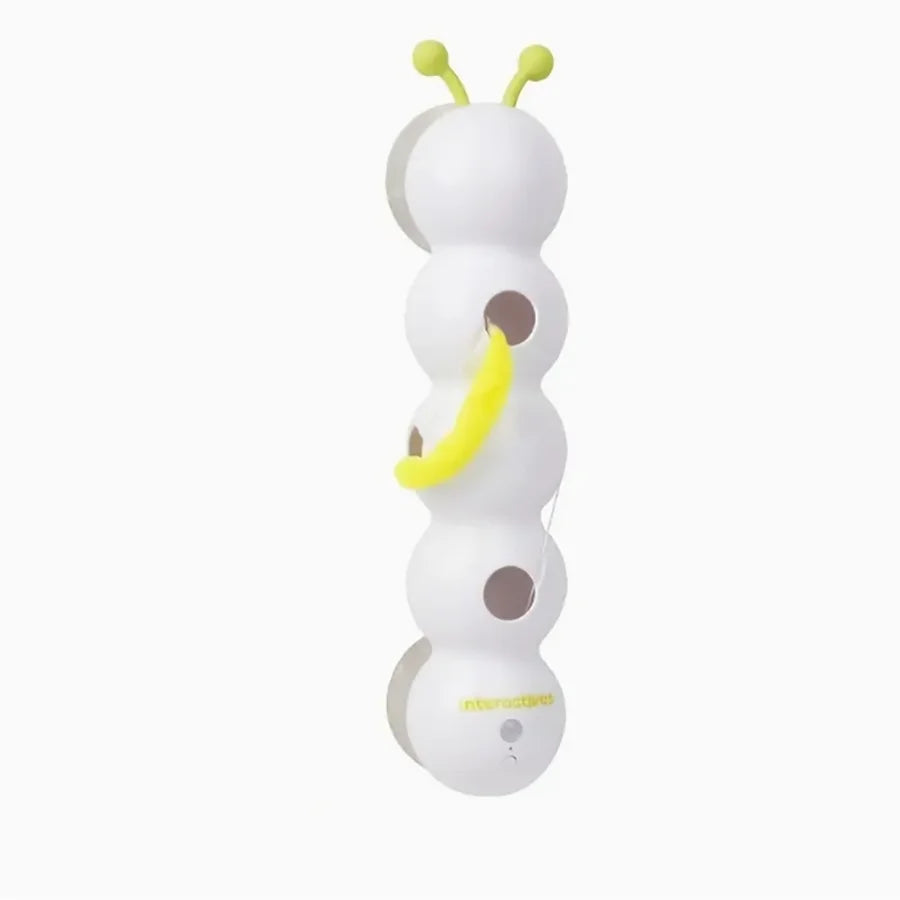 Pet caterpillar toy, self-amusement artifact，USB Rechargeable，Rounded withouthurting cats，Simulate biological trajectory