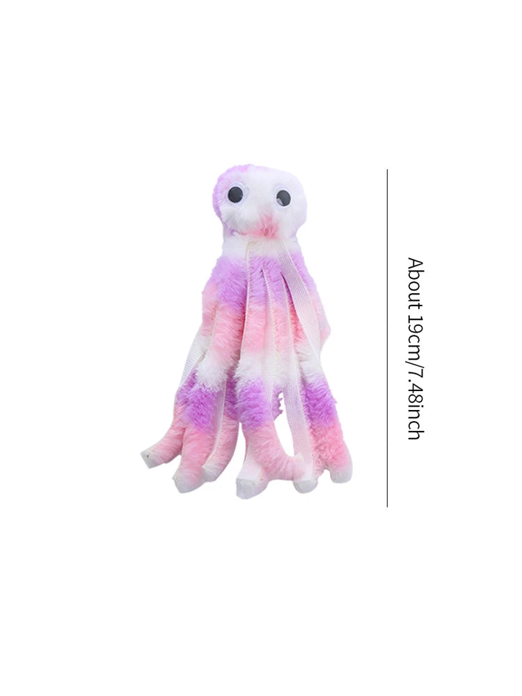 Snowy & Hope Plush Octopus Cat Toy