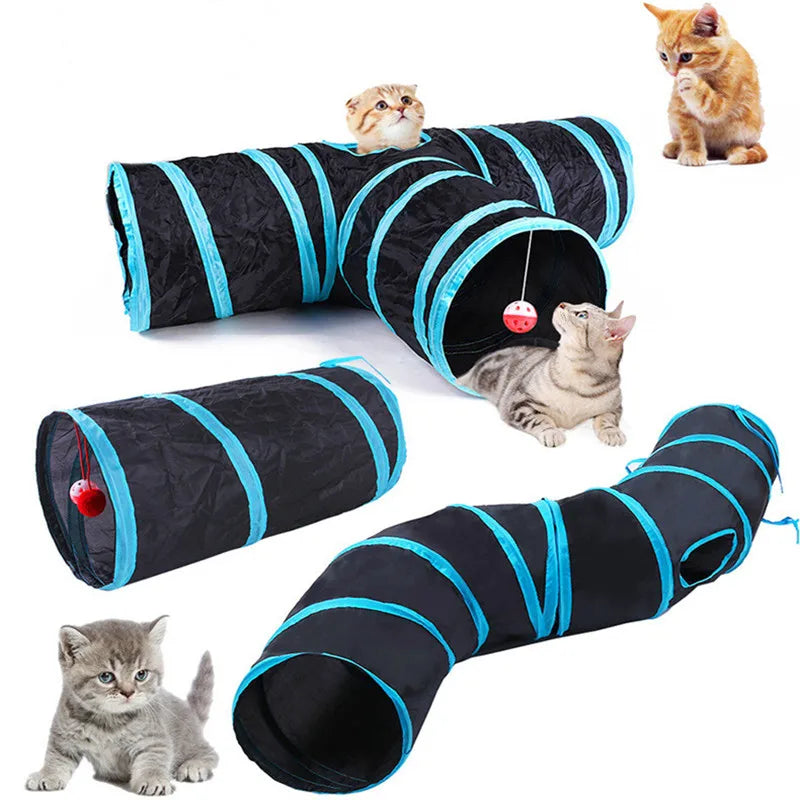 Snowy & Hope Multi-Shape Cat Play Tunnel