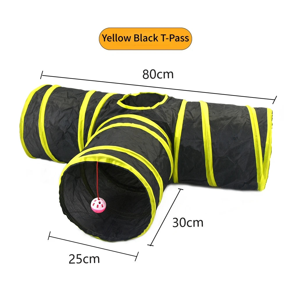 Snowy & Hope Multi-Shape Cat Play Tunnel