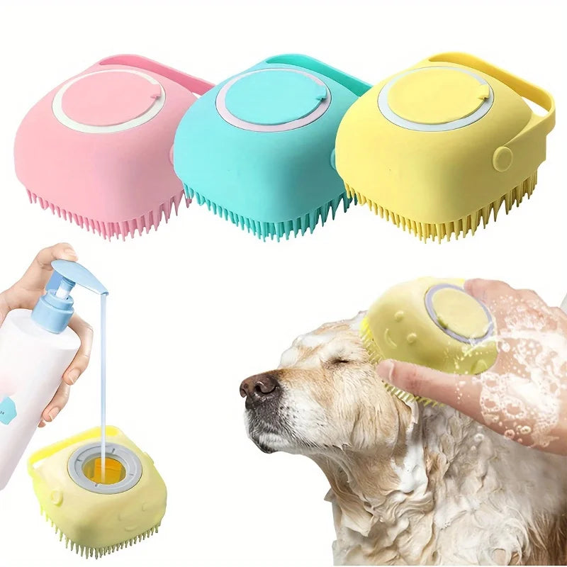 Snowy & Hope Silicone Pet Bath Brush