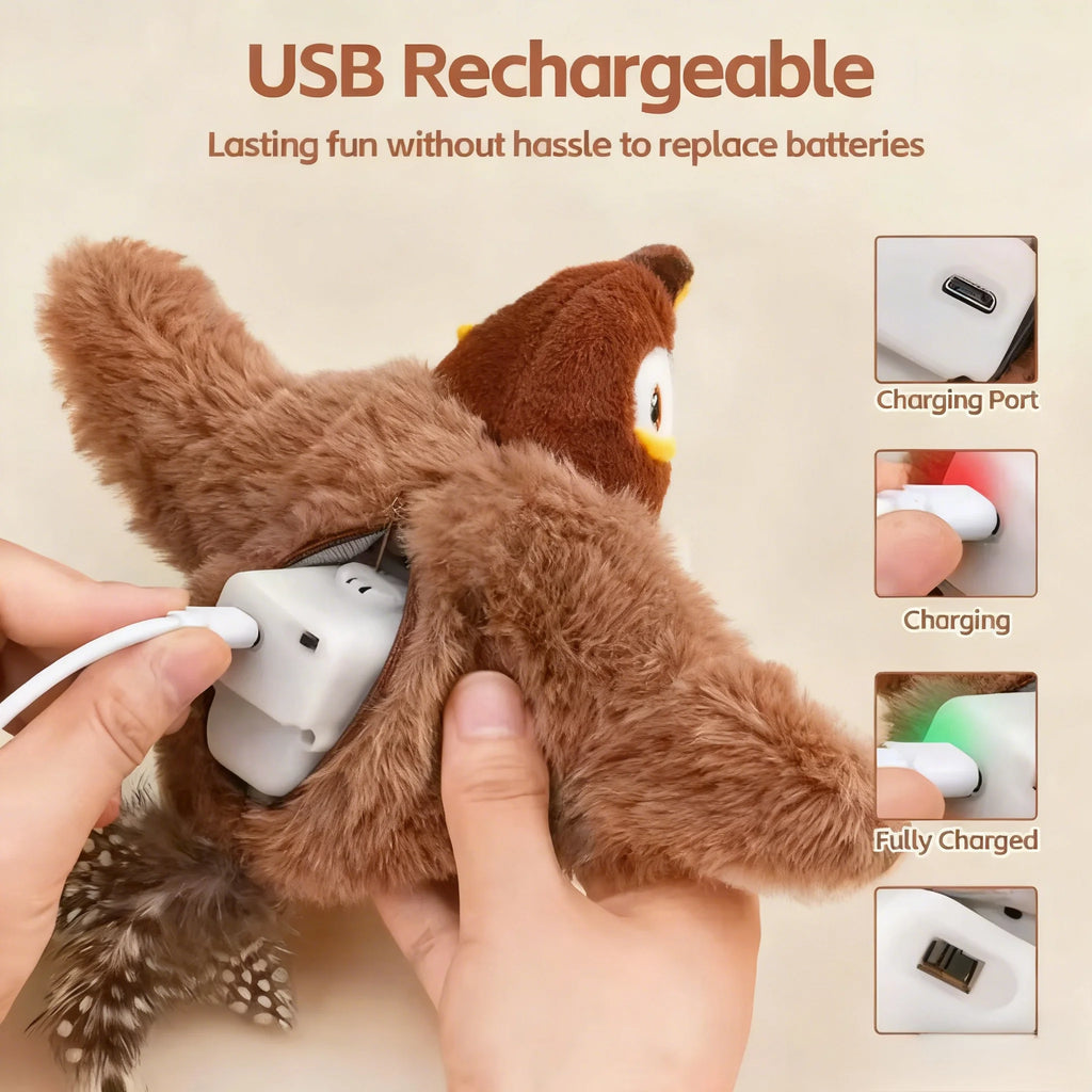 Snowy & Hope Interactive Chirping Bird Toy