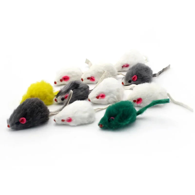 Snowy & Hope Feather Mouse Toy Set