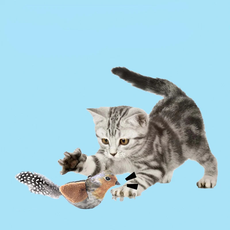 Snowy & Hope Lifelike Catnip Bird Set