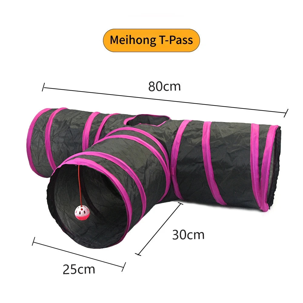 Snowy & Hope Multi-Shape Cat Play Tunnel