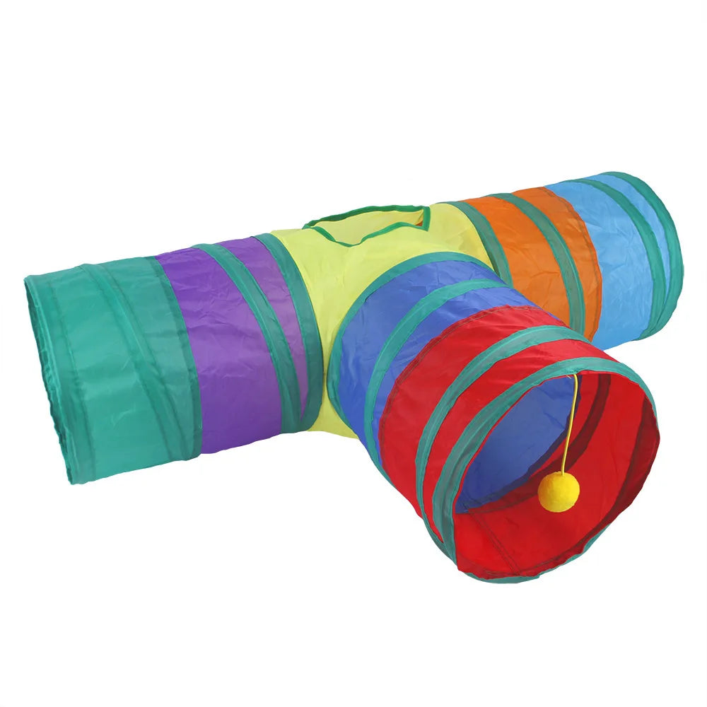 Snowy & Hope Multi-Shape Cat Play Tunnel
