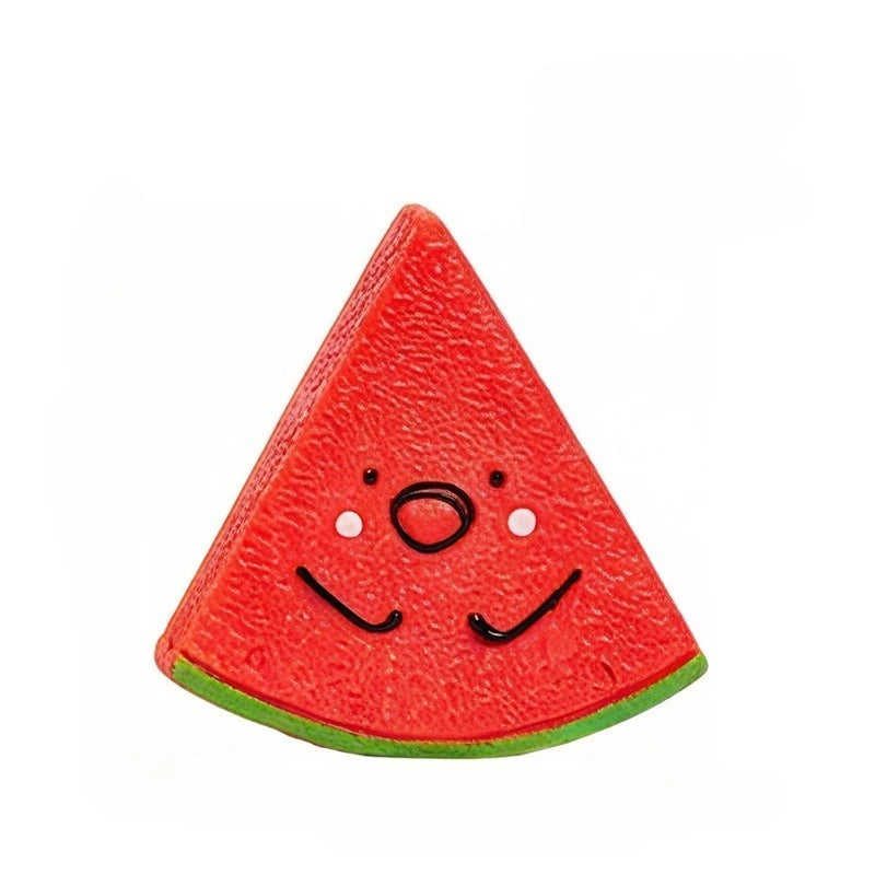 Pet Latex Toy Creative Fruit - Dog Chew Toy, Bite-Resistant, Squeaky, for Puppies Small Dogs, Teething Cleaning,