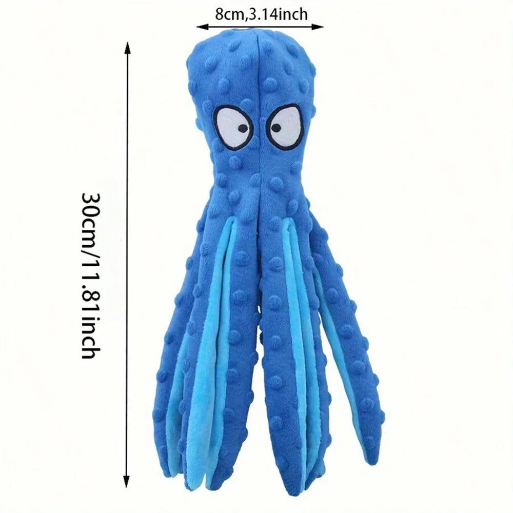 Snowy & Hope Soft Octopus Dog Toy