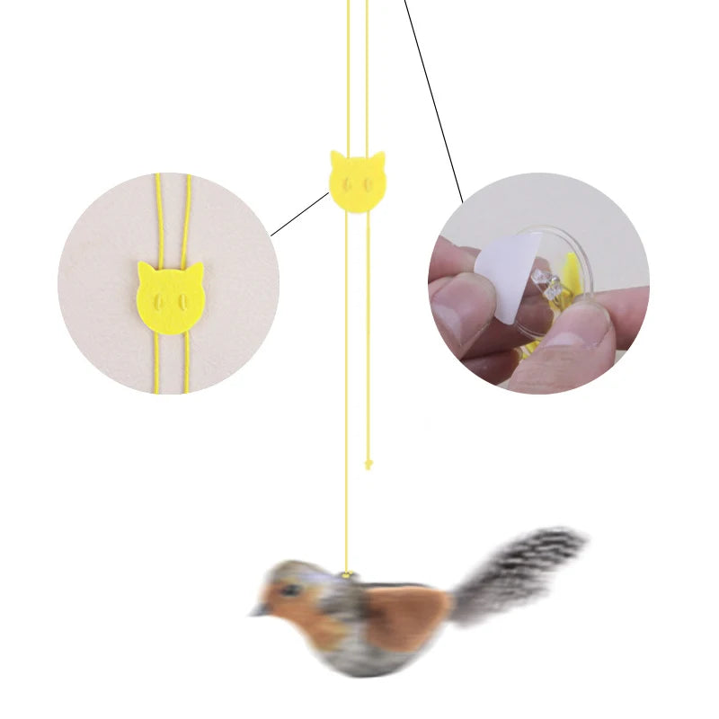 Snowy & Hope Lifelike Catnip Bird Set