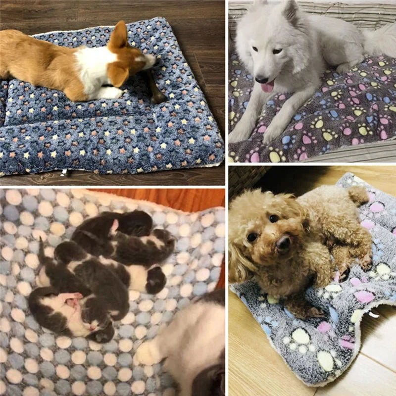 Snowy & Hope Flannel Pet Sleeping Mat
