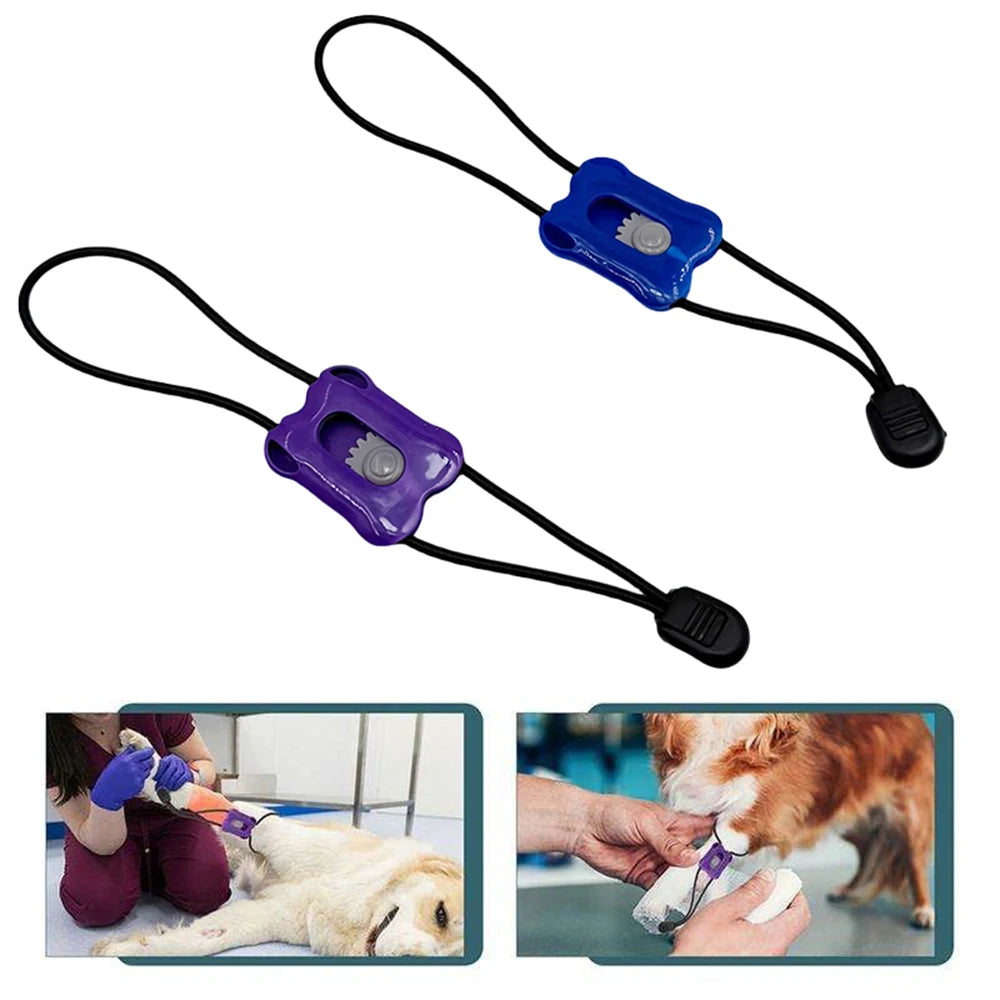 Plastic Pet Tourniquet, Animal Pulse Pressure Band, Safe and Reliable, Cat and Dog Lovers