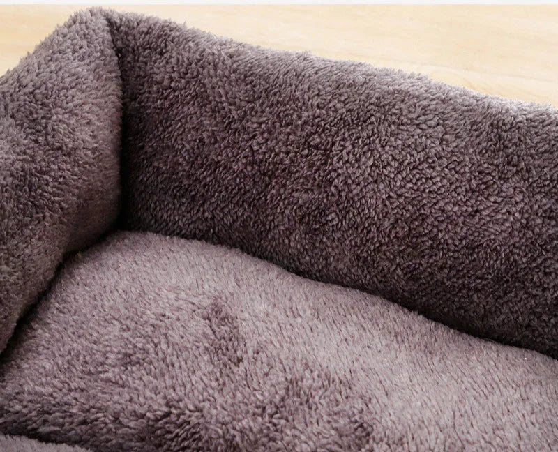 Snowy & Hope Plush Dog Bed