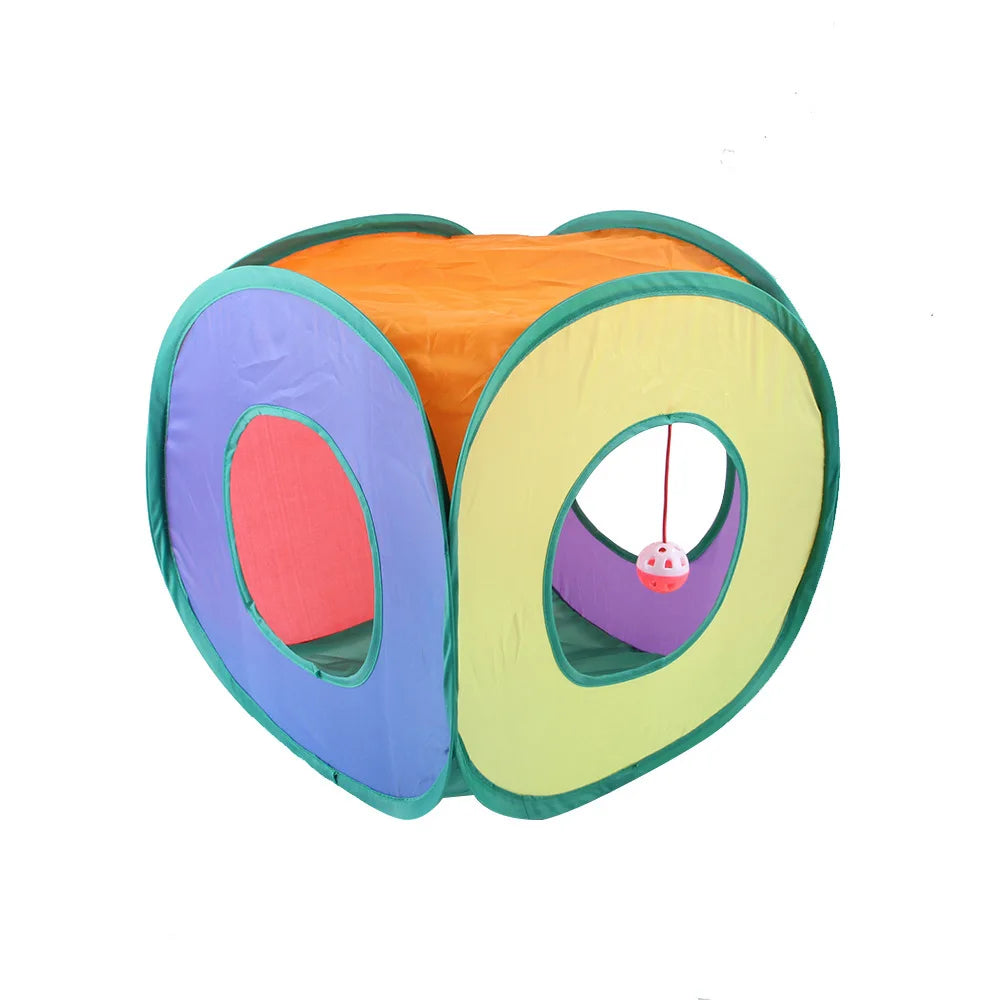 Snowy & Hope Multi-Shape Cat Play Tunnel