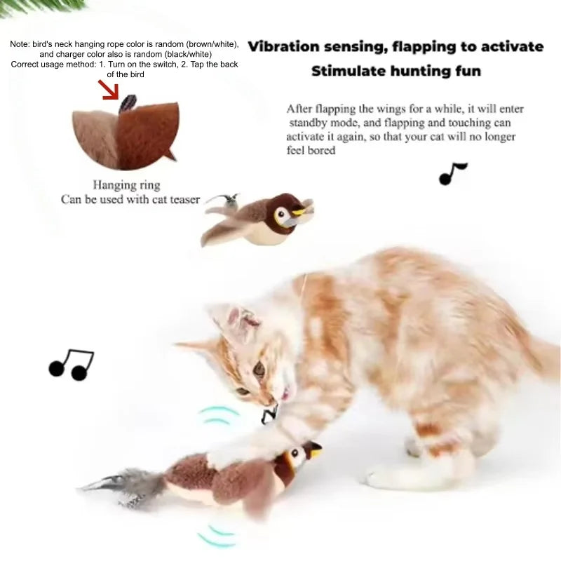 Snowy & Hope Interactive Chirping Bird Toy