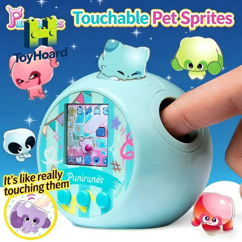 Punirunes Digital Pet Kawaii Fun and Interactive Cute Pet Game Machine Children Toys Trendy Toys Collectible Birthday Gift