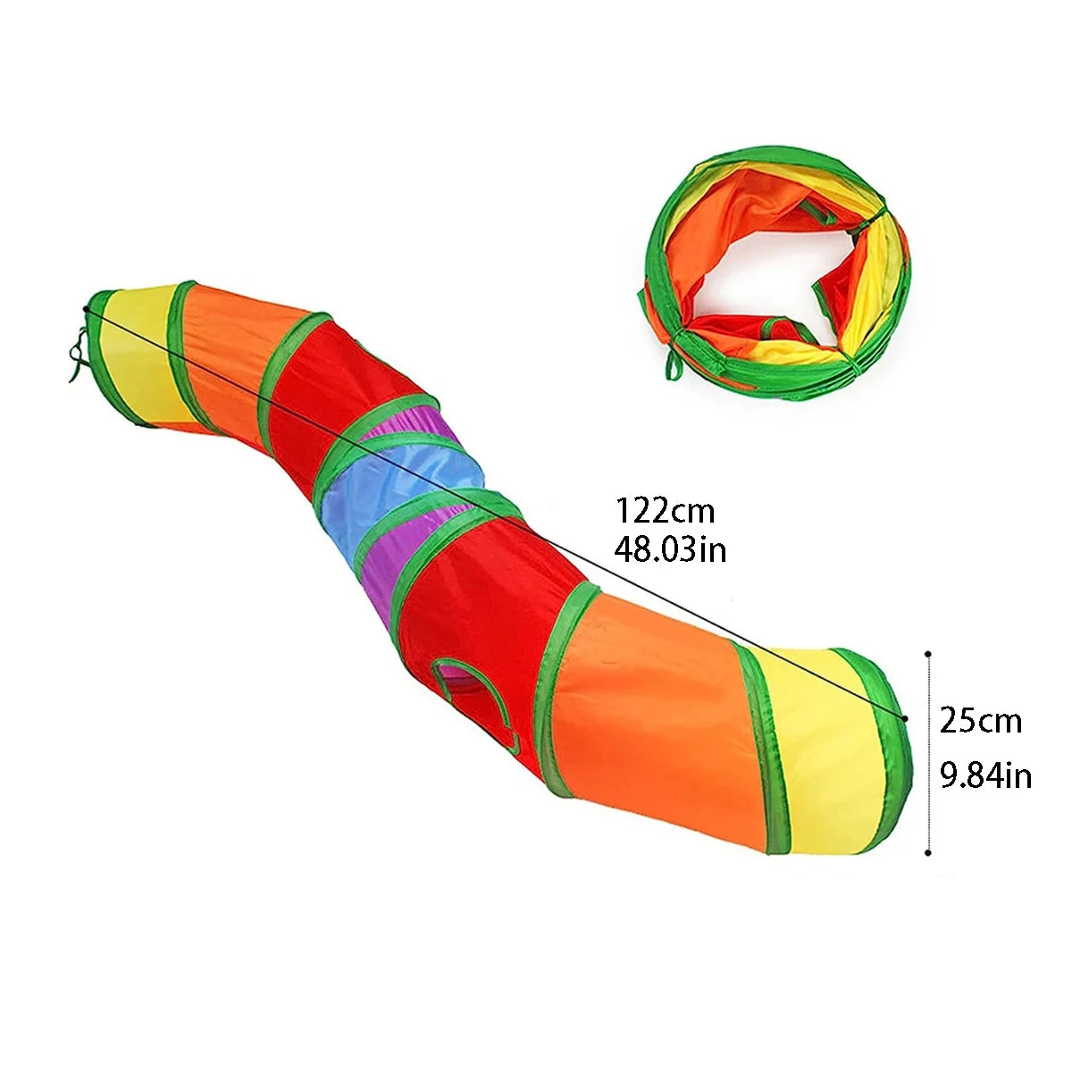 Snowy & Hope Foldable Cat Play Tunnel