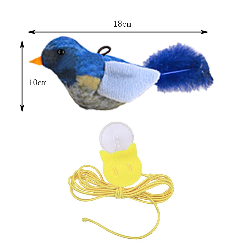 Snowy & Hope Lifelike Catnip Bird Set
