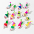 Snowy & Hope Feather Mouse Toy Set