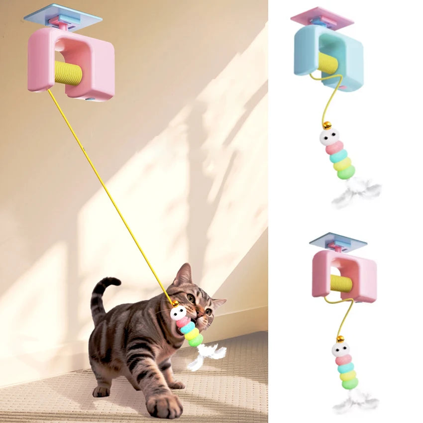 Snowy & Hope Hanging Flying Bird Cat Toy